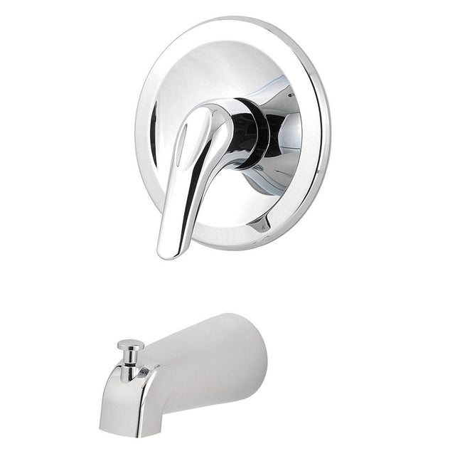 Pfister - Pfirst Series 1-Handle Non-Diverting Tub Trim in Polished Chrome - Polished Chrome