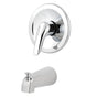 Pfister - Pfirst Series 1-Handle Non-Diverting Tub Trim in Polished Chrome - Polished Chrome