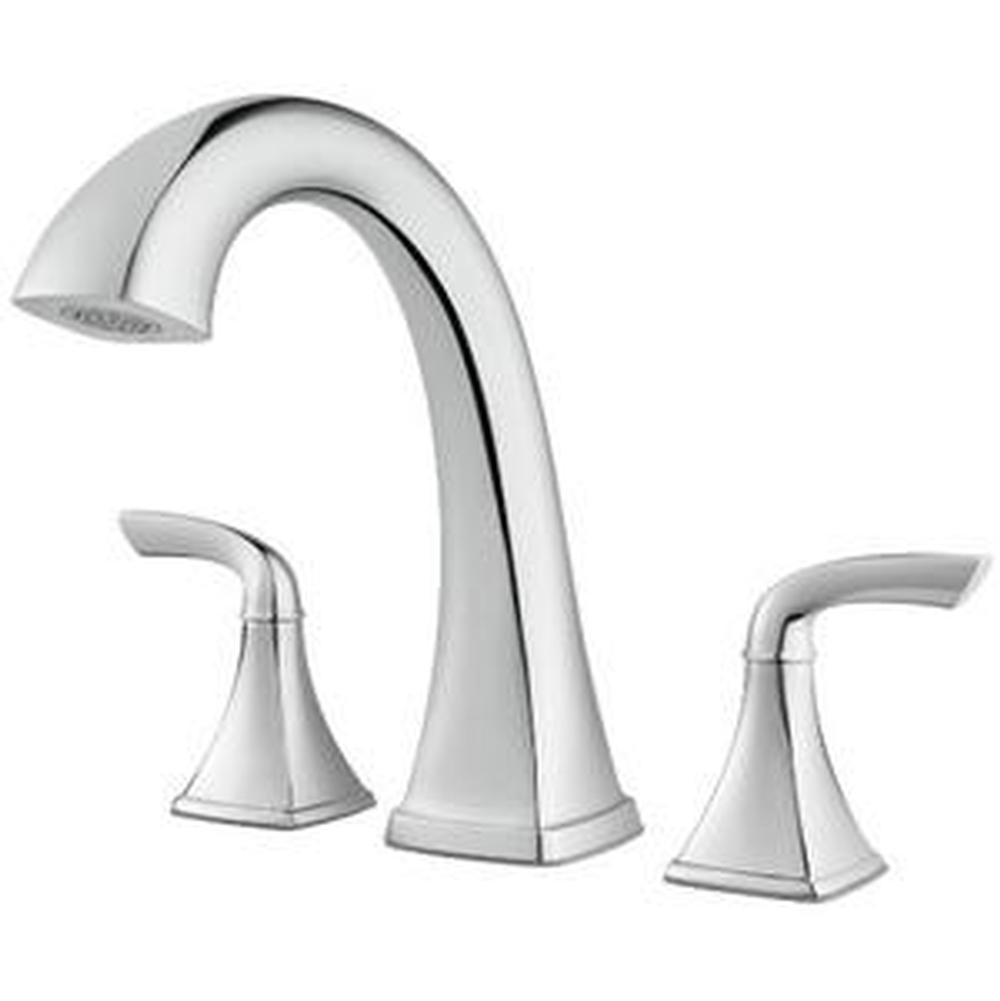 Pfister - Bronson 2-Handle Complete Roman Tub Trim in Polished Chrome - Polished Chrome