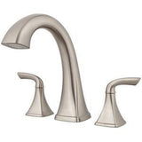 Pfister - Bronson 2-Handle Complete Roman Tub Trim in Brushed Nickel - Brushed Nickel