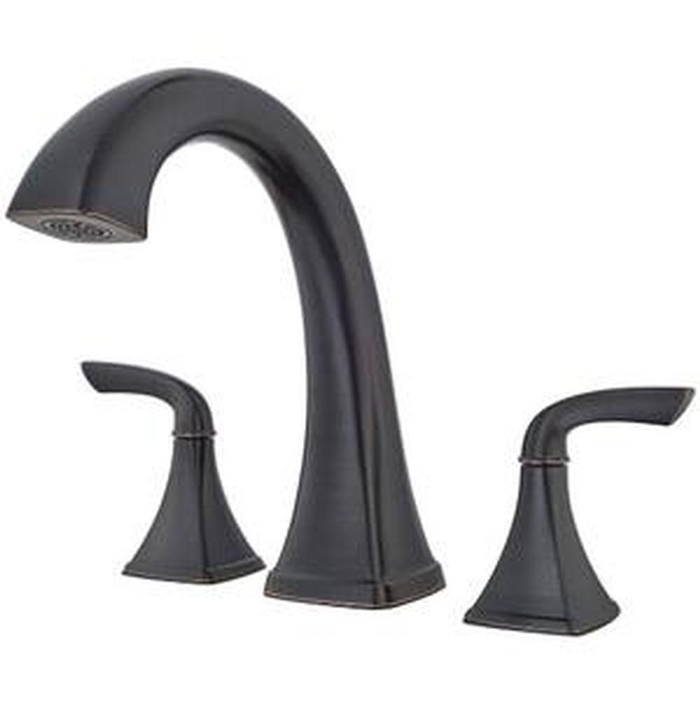 Pfister - Bronson 2-Handle Complete Roman Tub Trim in Tuscan Bronze - Tuscan Bronze