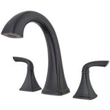 Pfister - Bronson 2-Handle Complete Roman Tub Trim in Tuscan Bronze - Tuscan Bronze