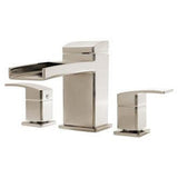 Pfister - Kenzo 2-Handle Waterfall Spout Roman Tub Trim in Brushed Nickel - Brushed Nickel