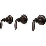 Pfister - Avalon 3-Handle Tub & Shower Trim Only with Metal Lever Handles in Tuscan Bronze - Tuscan Bronze