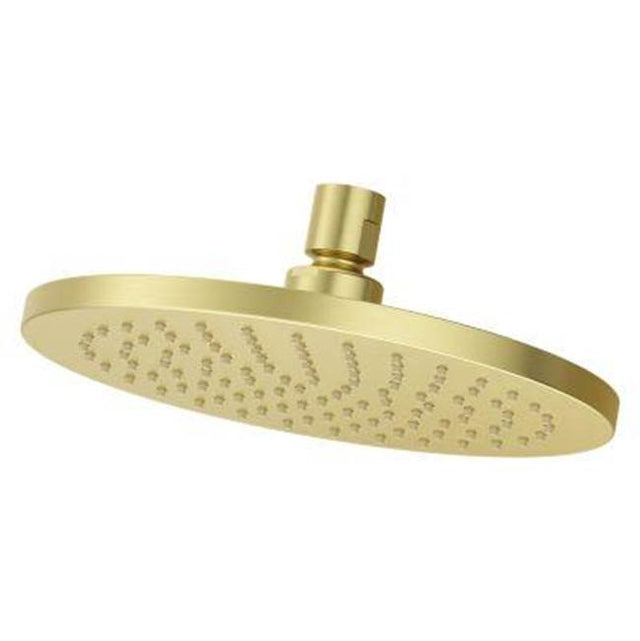 Pfister - Modern Round 8 in. Raincan Showerhead in Brushed Gold - Brushed Gold