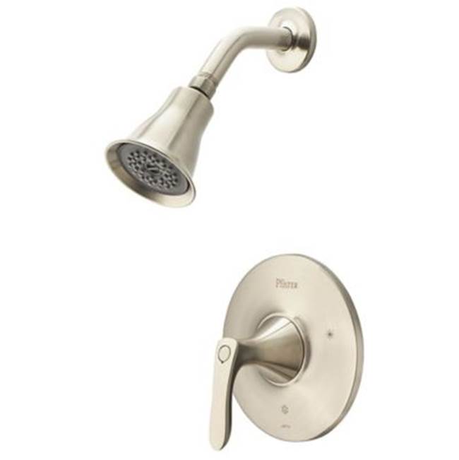 Pfister - Weller 1-Handle Shower Only Trim Kit in Brushed Nickel - Brushed Nickel