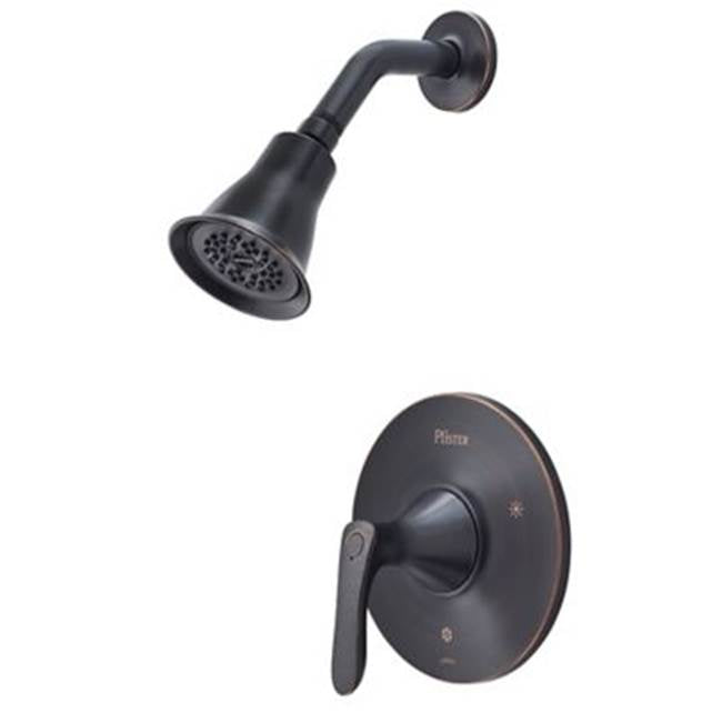 Pfister - Weller 1-Handle Shower Only Trim Kit in Tuscan Bronze - Tuscan Bronze