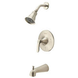 Pfister - Weller 1-Handle Tub & Shower Trim in Brushed Nickel - Brushed Nickel