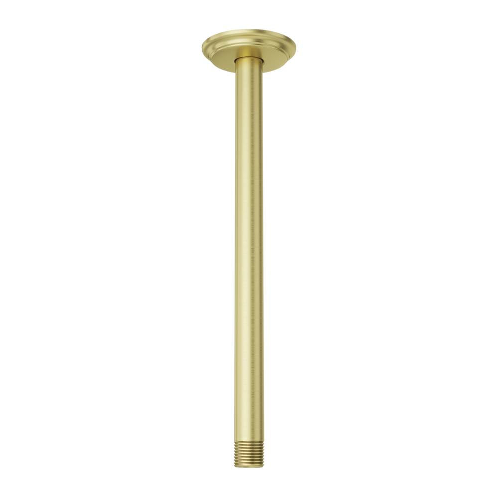 Pfister - Pfister 12'' Ceiling Mount Shower Arm & Flange in Brushed Gold - Brushed Gold