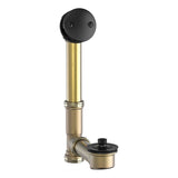 Pfister - Pfister Waste & Overflow with Turn Stop in Matte Black - Matte Black