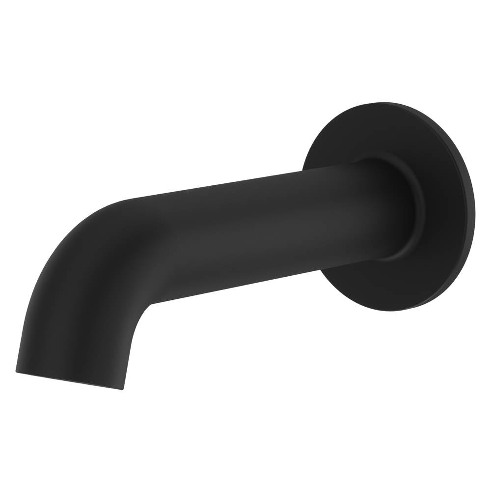 Pfister - Rounded Non-Diverting Tub Spout in Matte Black - Matte Black
