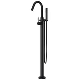 Pfister - Modern Free Standing Tub Filler in Matte Black - Matte Black
