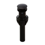 Pfister - Push & Seal Drain Assembly - No Logo in Matte Black - Matte Black