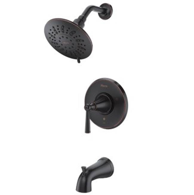Pfister - Saxton 1-Handle Tub/Shower Trim in Tuscan Bronze - Tuscan Bronze