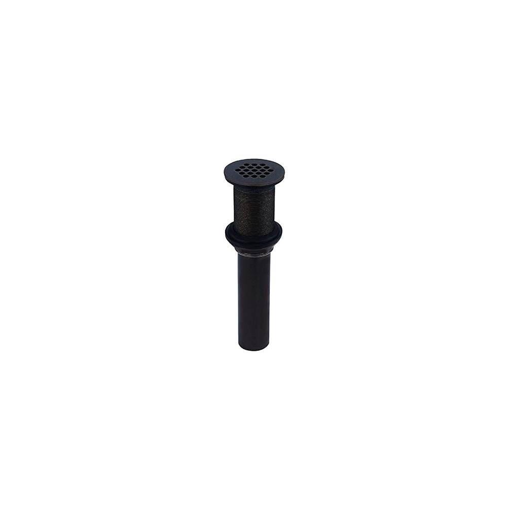 Pfister - Grid Strainer No Overflow in Matte Black - Matte Black