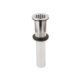 Pfister - Grid Strainer No Overflow in Brushed Nickel - Brushed Nickel