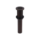 Pfister - Grid Strainer No Overflow in Rustic Bronze - Rustic Bronze
