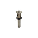 Pfister - Grid Strainer with Overflow in Brushed Nickel - Brushed Nickel