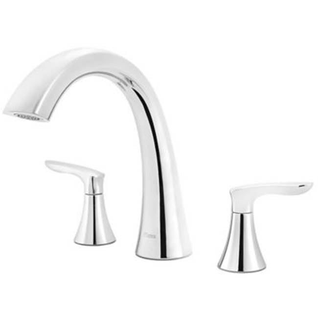 Pfister - Weller 2-Handle Roman Tub Trim in Polished Chrome - Polished Chrome