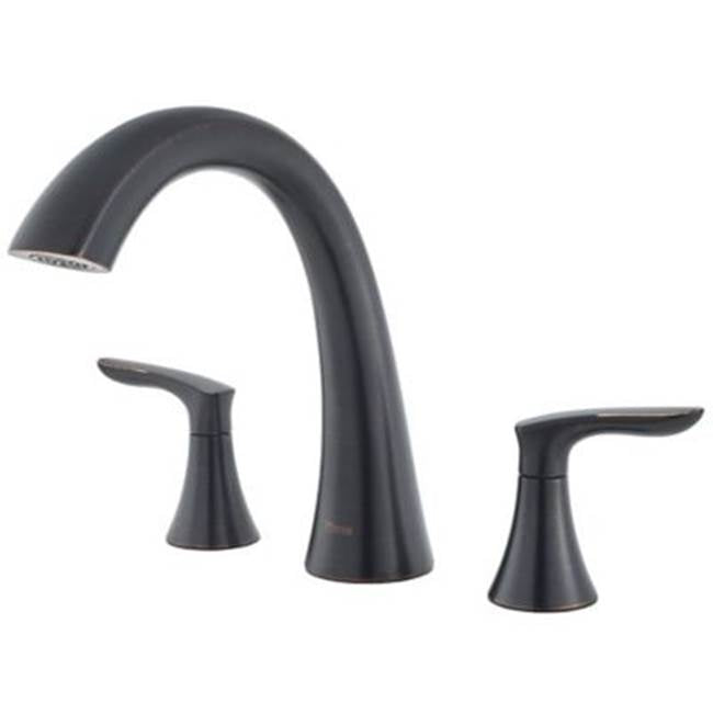 Pfister - Weller 2-Handle Roman Tub Trim in Tuscan Bronze - Tuscan Bronze