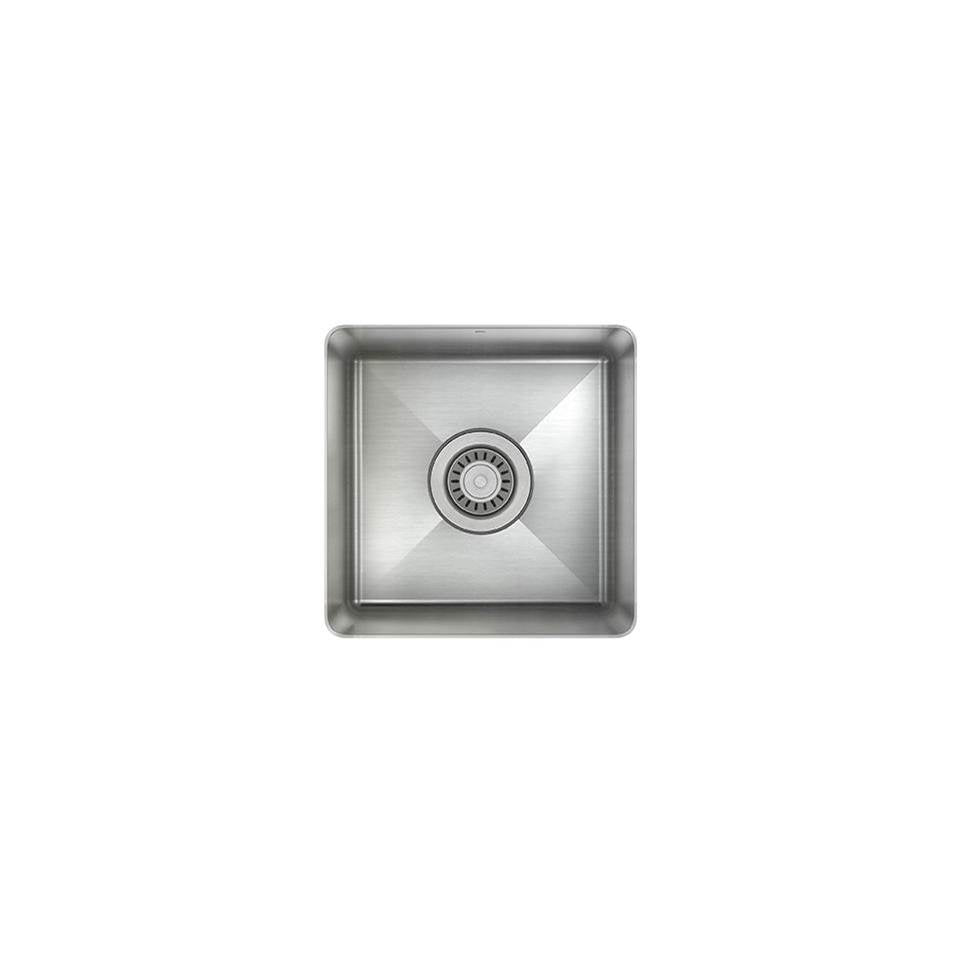 Prochef by Julien - ProInox IH75 prep/bar sink undermount, single 12X12X8