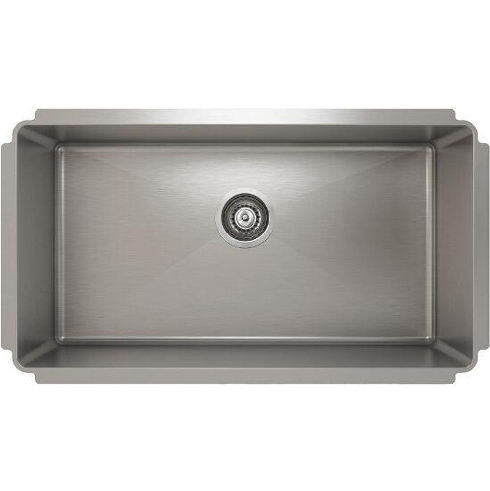 Prochef by Julien - ProInox H75 sink undermount, single 30X16X10