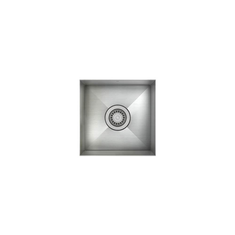 Prochef by Julien - ProInox IH0 prep/bar sink undermount, single 12X12X8