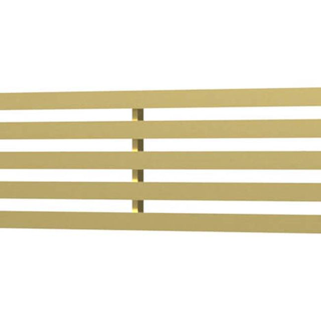 Quick Drain - Drain Cover Lines 40In Brushed Gold