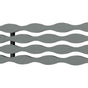 Quick Drain - Drain Cover  Stream 72In Long - Brushed Stainless Steel