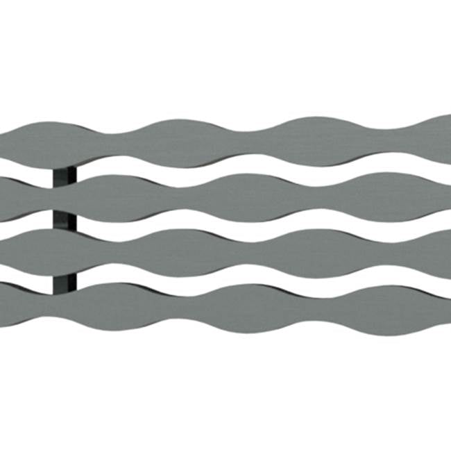 Quick Drain - Drain Cover  Stream 64In Long - Brushed Stainless Steel