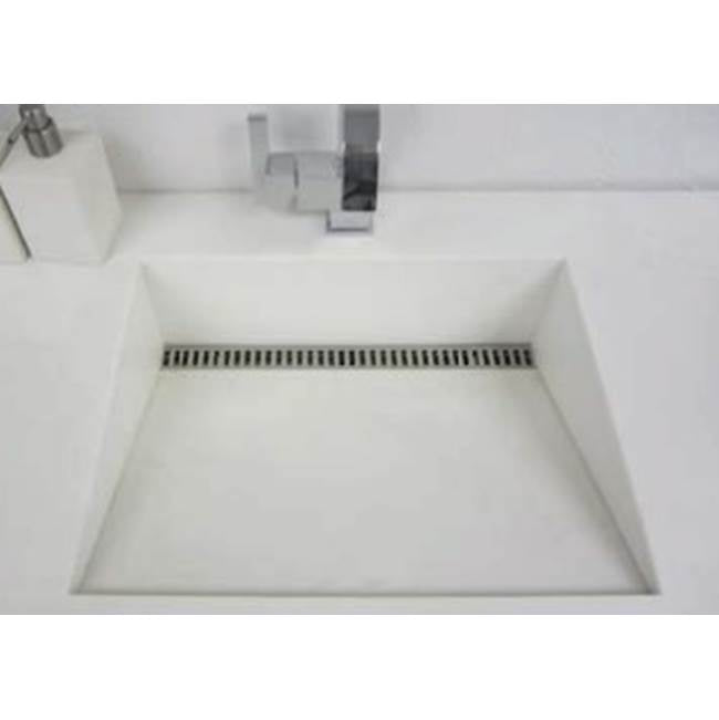 Quick Drain - Drain Body 18In Trough 20In Total Waste Outlet Centered - No Finish Group