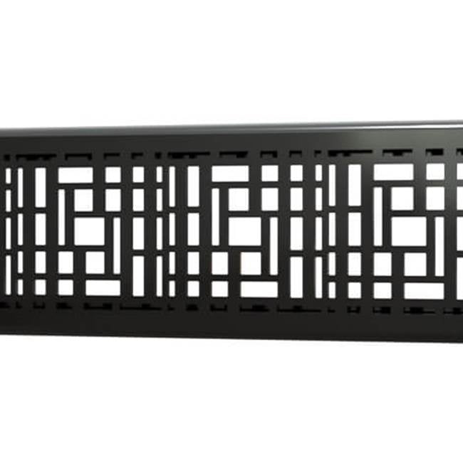 Quick Drain - Drain Cover Deco 48In Polished Black
