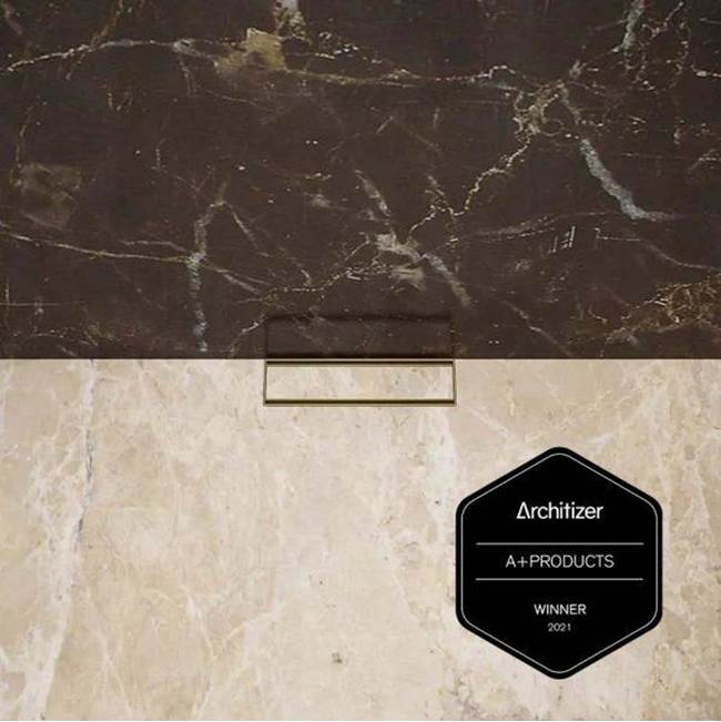 QM Drain - Delmar Series. Supreme Tile In +  Drain  Gold - Gold