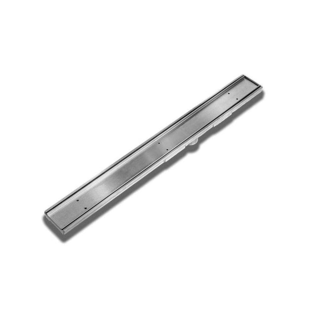 QM Drain - Delmar Series. 60'' Adjustable Kit (3'' High Flow outlet):  Mist (Tile-in) Line. Satin - Satin