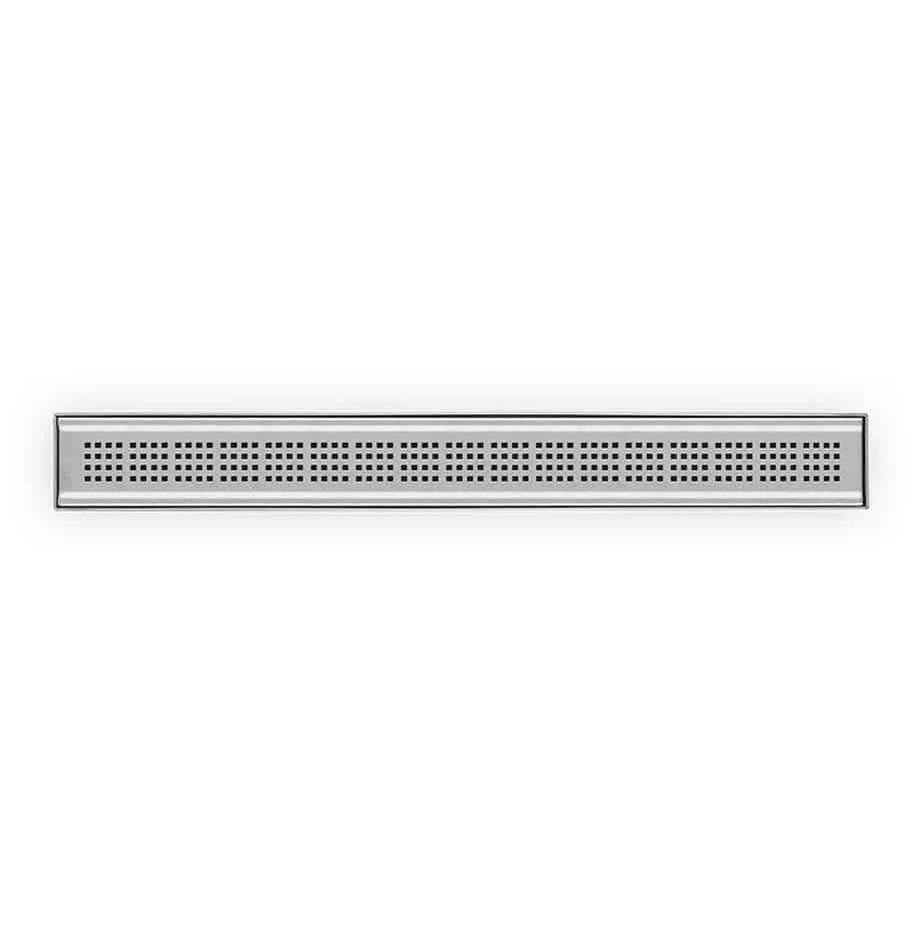 QM Drain - Bay Series. Ria Linear Drain 48''. Polished - Polished