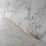 QM Drain - Delmar Series. Supreme Drain  30''  Gold - Gold