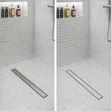Bay Series. 48'' Linear Drain. Reversible 2 in 1 grate
