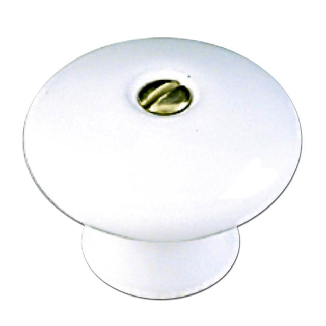 Richelieu America - Eclectic Ceramic Knob - 60 - White