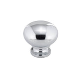 Richelieu America - Traditional Brass Knob - 4923 - Chrome