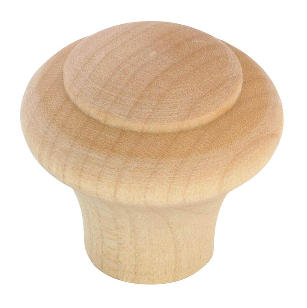 Richelieu America - Eclectic Maple Wood Knob - 150 - Unfinished Maple
