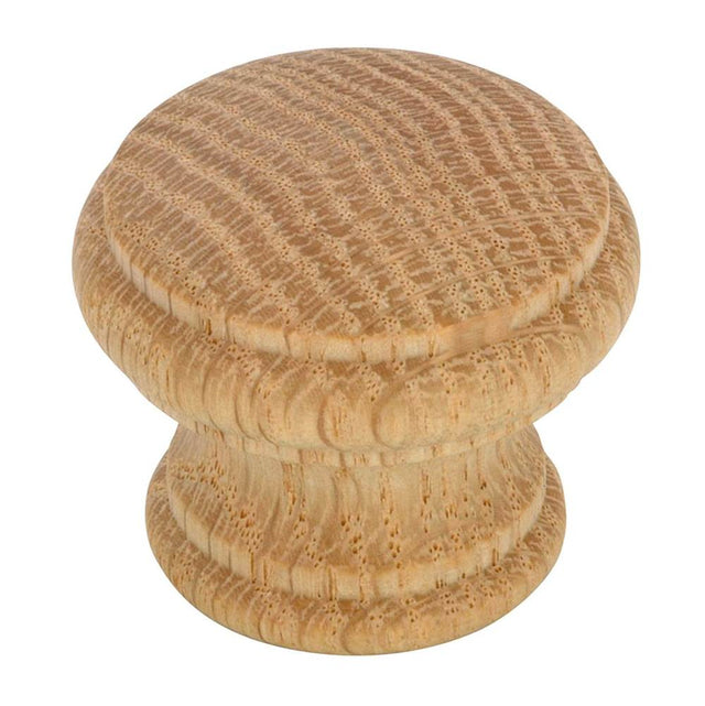 Richelieu America - Eclectic Wood Knob - 545 - Oak Wood
