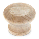 Richelieu America - Eclectic Maple Wood Knob - 138 - Unfinished Maple