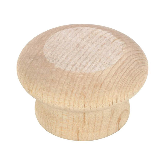 Richelieu America - Eclectic Maple Wood Knob - 178 - Unfinished Maple