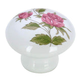 Richelieu America - Eclectic Ceramic Knob - 3361 - Pink Flowers
