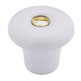 Richelieu America - Eclectic Ceramic Knob - 60 - White