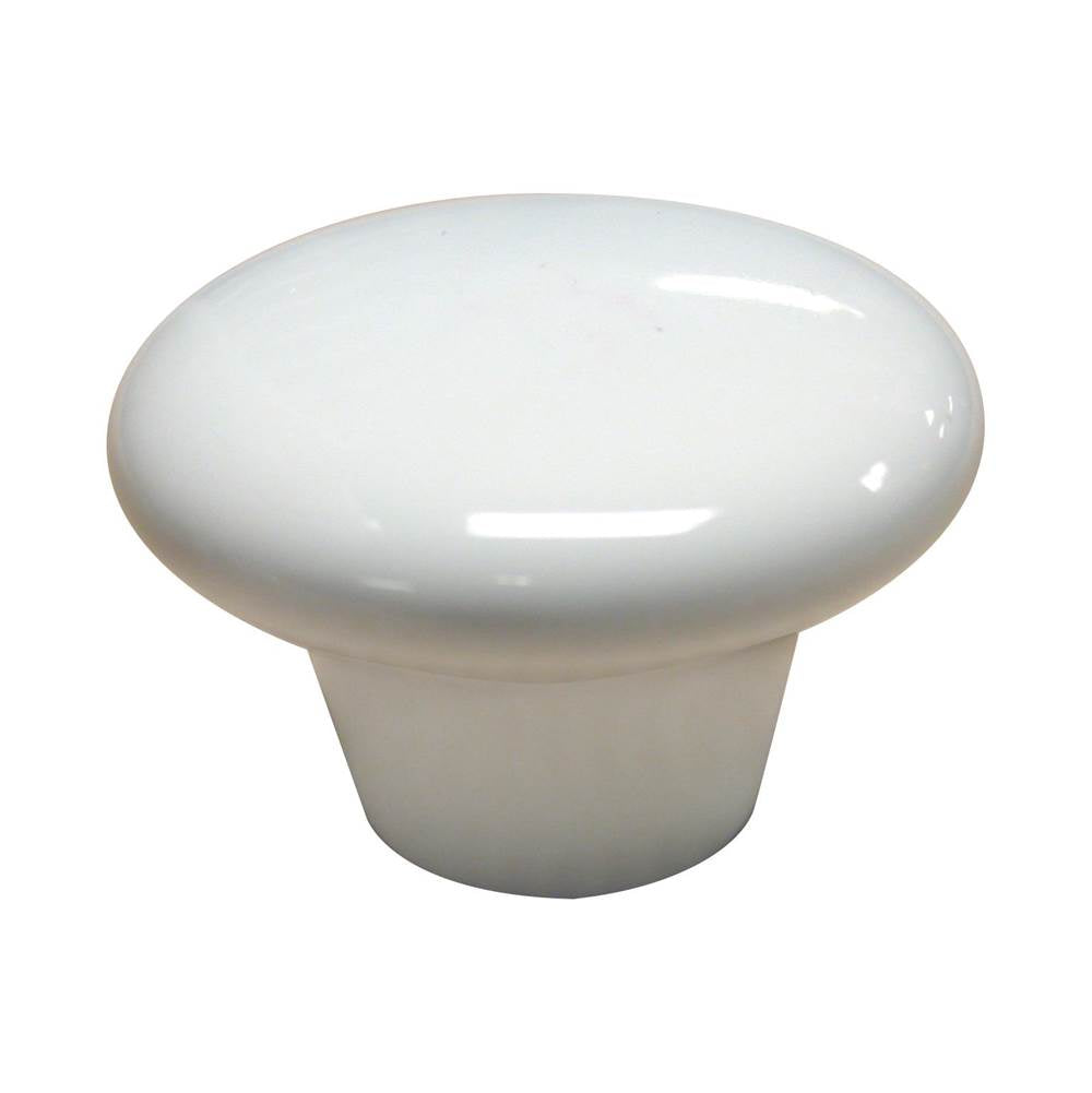 Richelieu America - Contemporary Ceramic Knob - 6006 - White