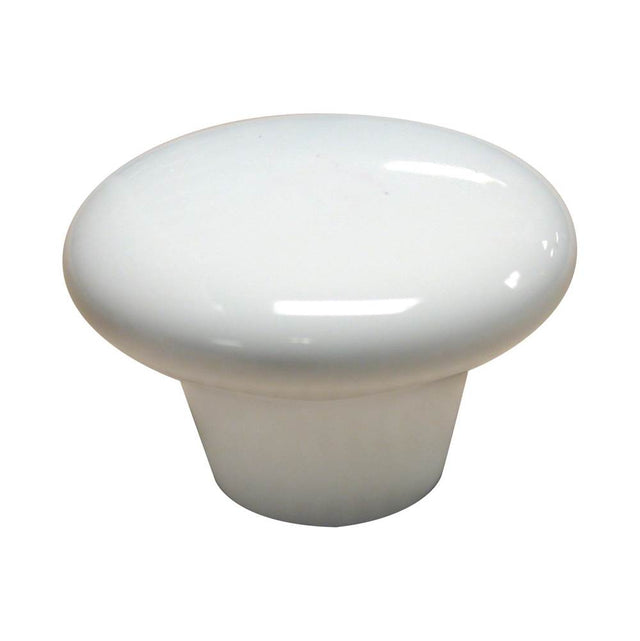 Richelieu America - Contemporary Ceramic Knob - 6006 - White