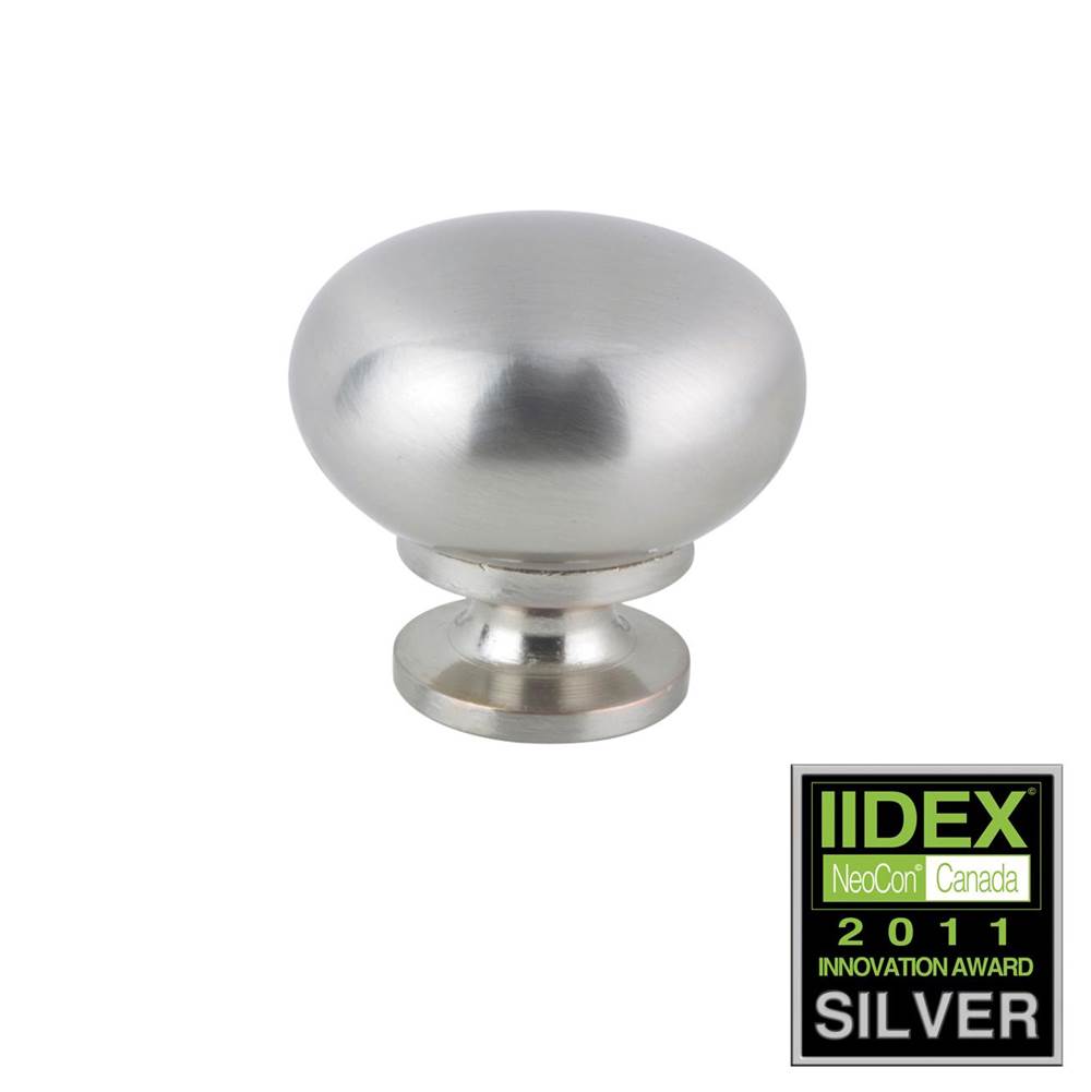 Richelieu America - Contemporary Antibacterial Brass Knob - 932 - Brushed Nickel