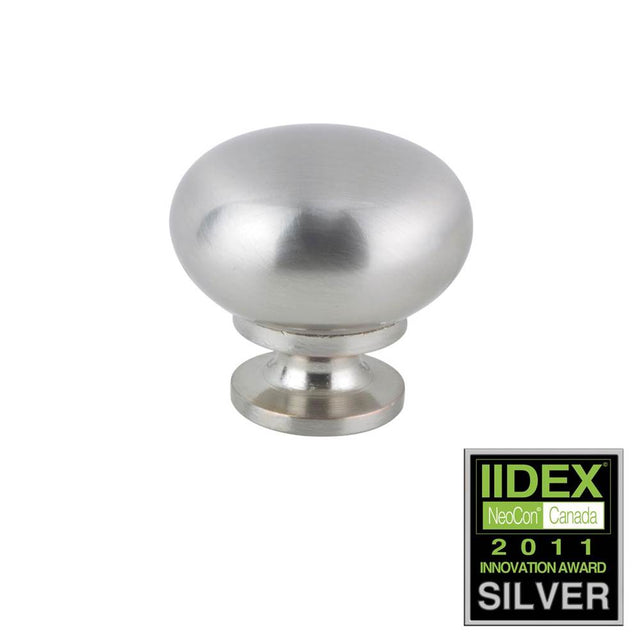 Richelieu America - Contemporary Antibacterial Brass Knob - 932 - Brushed Nickel