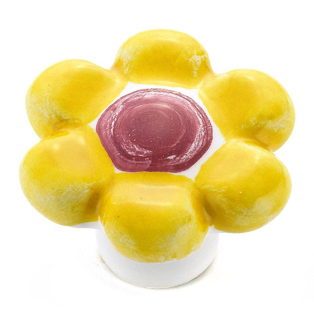 Richelieu America - Eclectic Ceramic Knob - 125 - Pastel Yellow